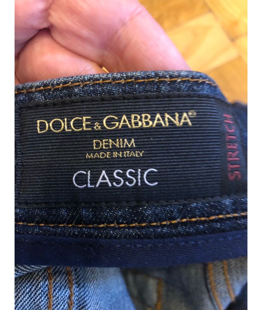 DOLCE&GABBANA Темно-синие хлопко-эластановые джинсы скинни, фото 4