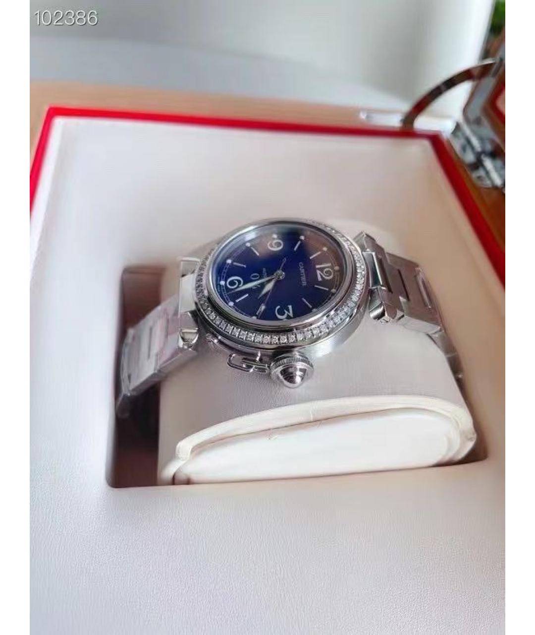 CARTIER Серебряные часы, фото 4