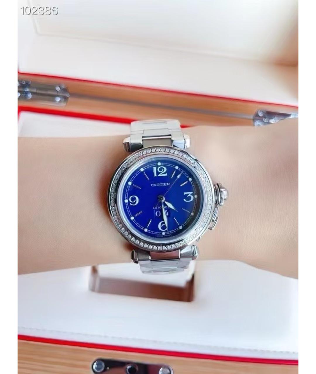 CARTIER Серебряные часы, фото 5