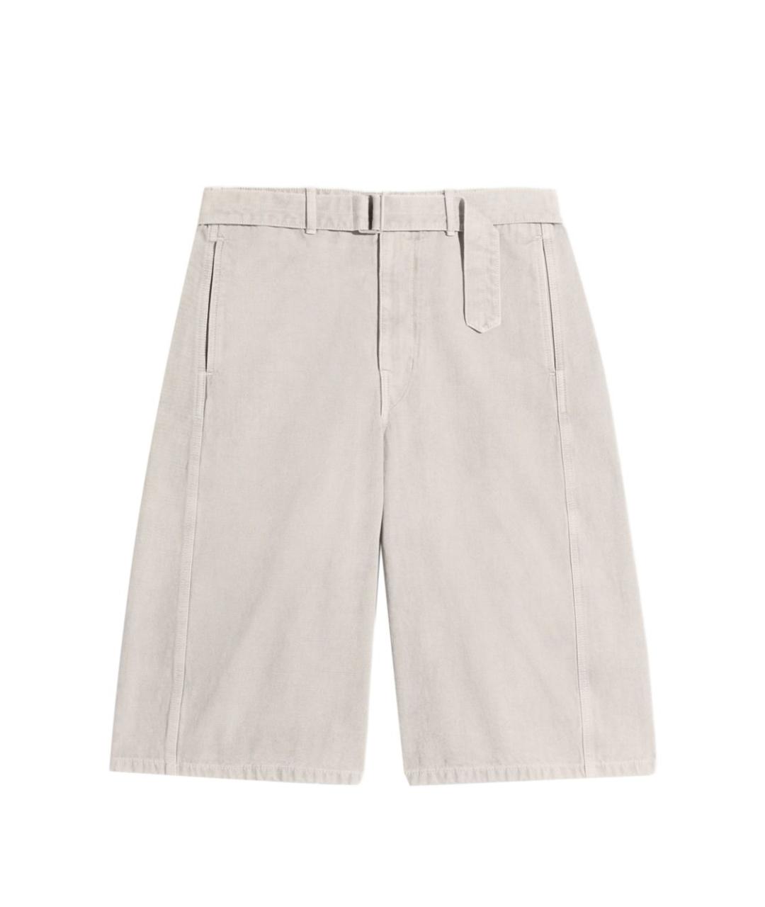 LEMAIRE Бежевые хлопковые шорты, фото 1