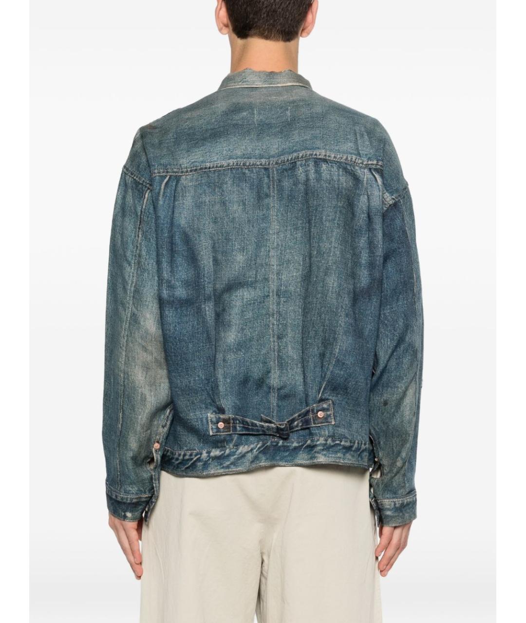 JUNYA WATANABE Синяя льняная куртка, фото 4