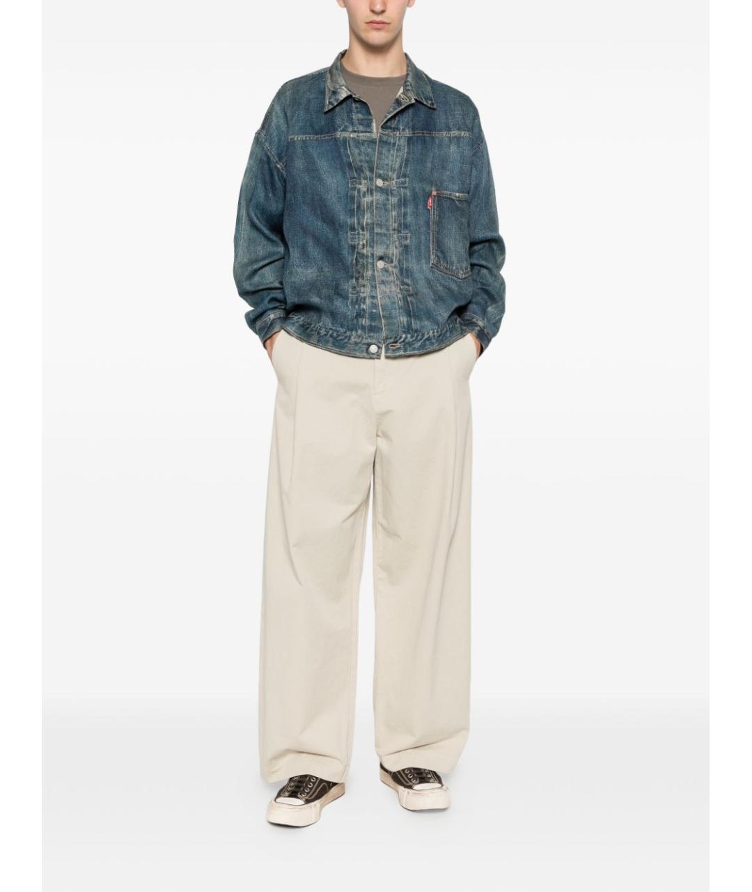 JUNYA WATANABE Синяя льняная куртка, фото 3