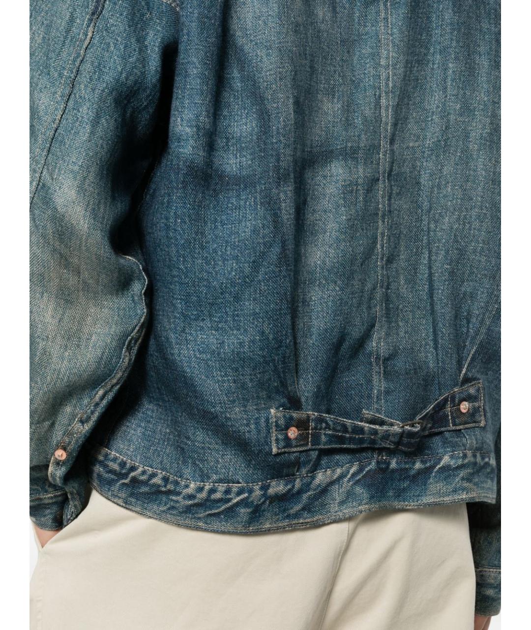 JUNYA WATANABE Синяя льняная куртка, фото 2