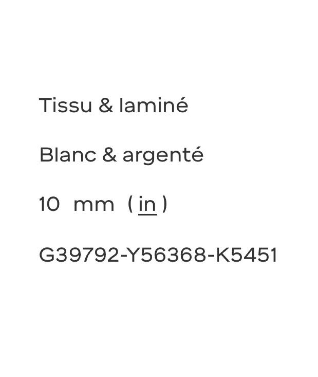 CHANEL Серебряные кожаные кроссовки, фото 5