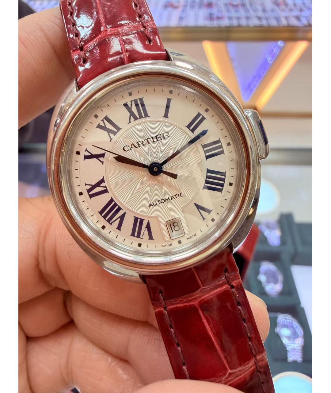 CARTIER Серебряные часы, фото 2