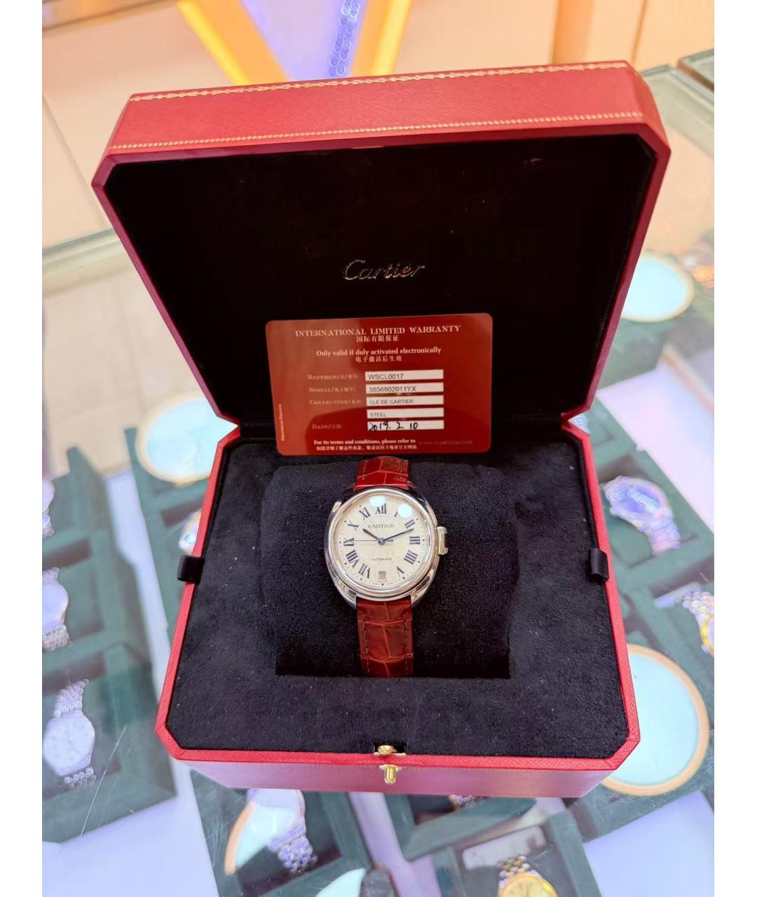 CARTIER Серебряные часы, фото 5