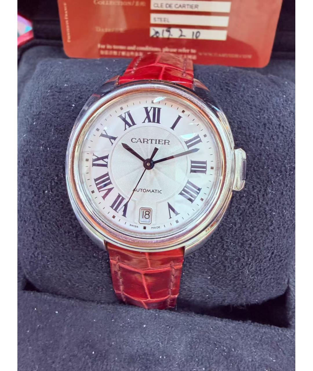 CARTIER Серебряные часы, фото 3