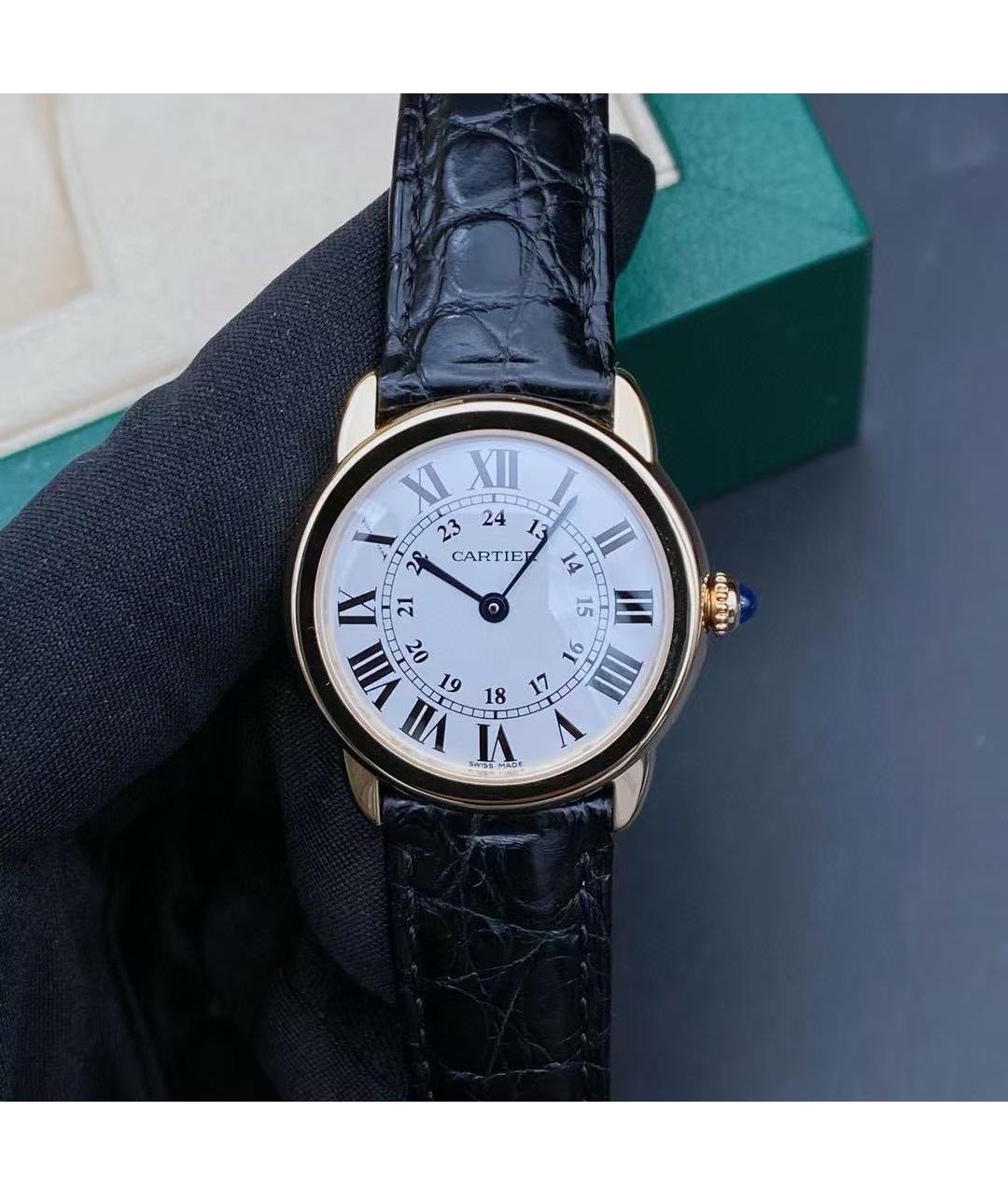 CARTIER Золотые часы из желтого золота, фото 7