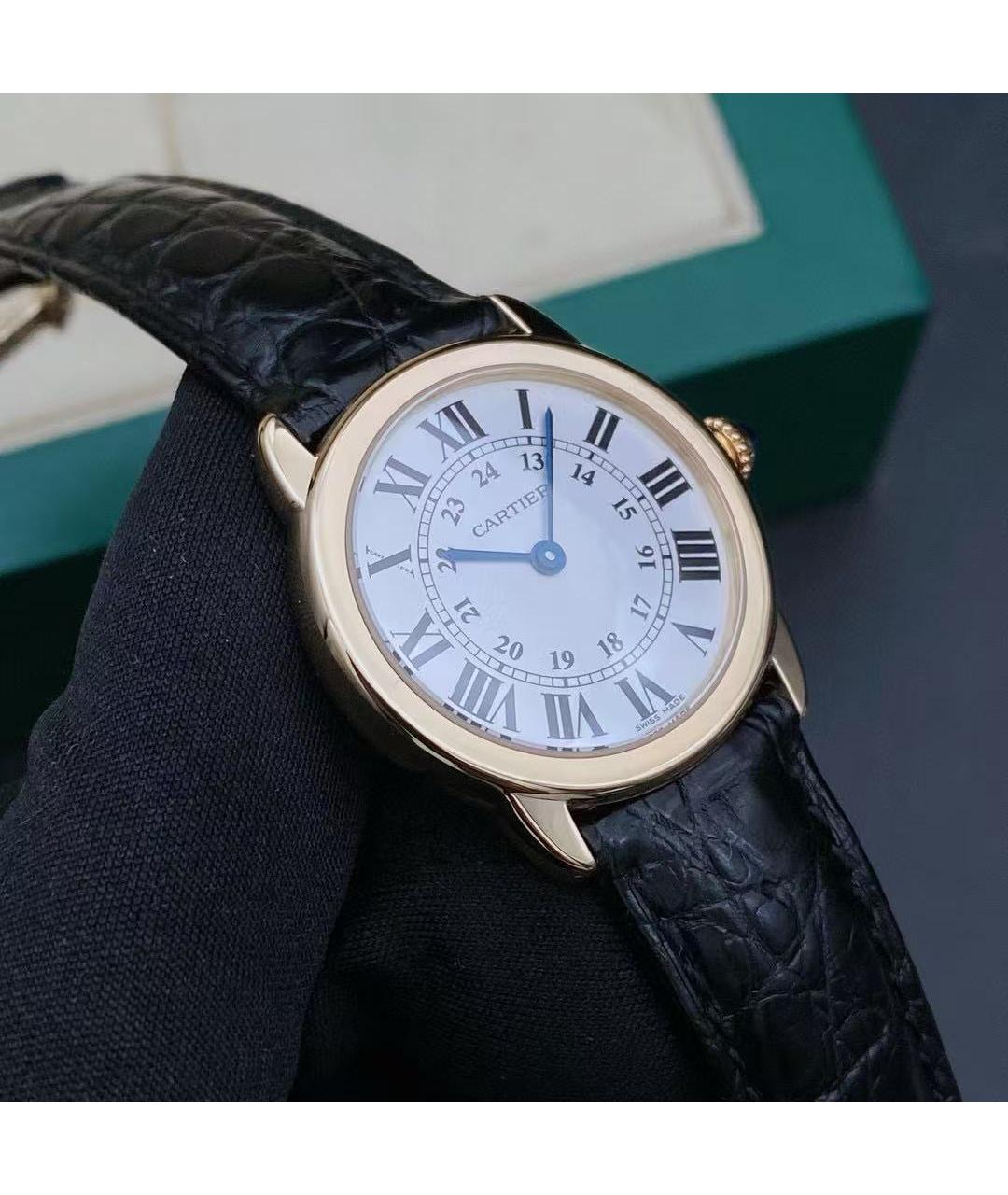 CARTIER Золотые часы из желтого золота, фото 4