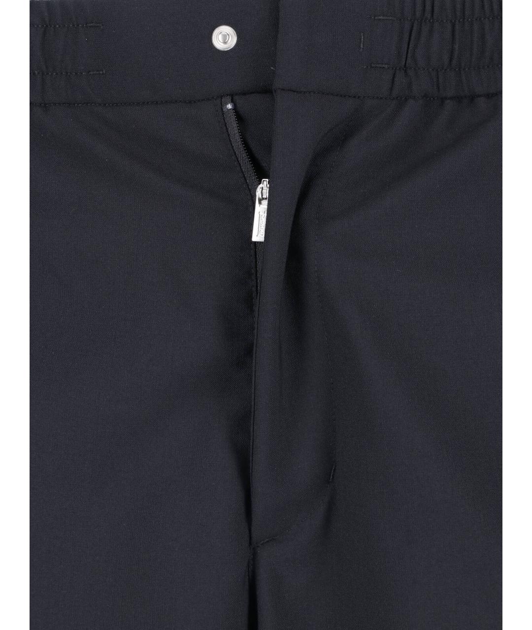 LAMINAR Черные полиэстеровые повседневные брюки, фото 5