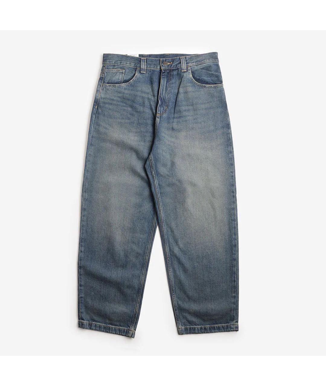 CARHARTT WIP Синие хлопковые прямые джинсы, фото 9