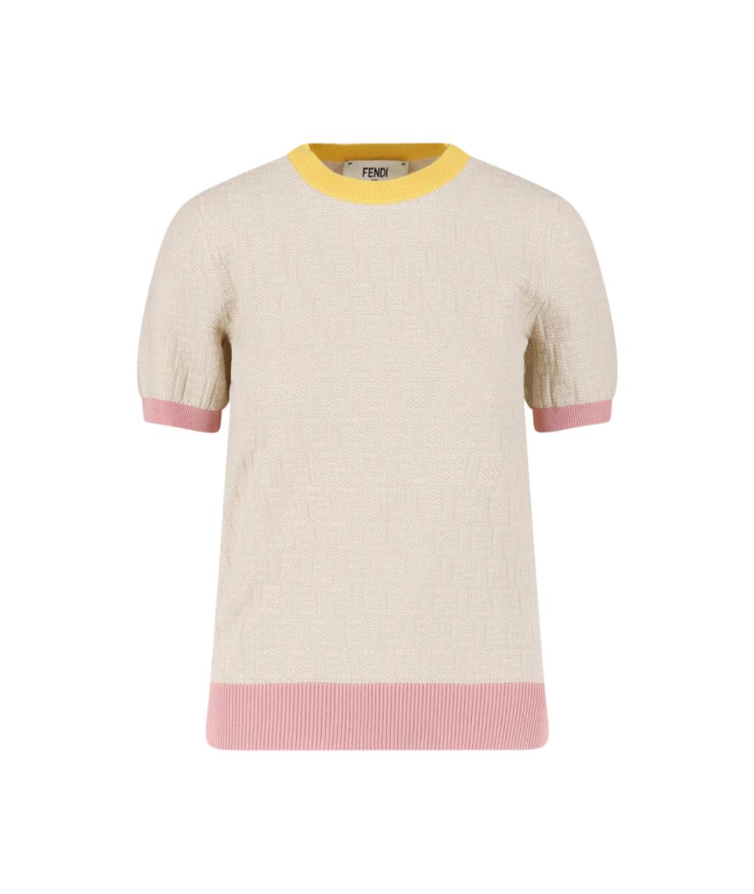 FENDI Мульти хлопковый джемпер / свитер, фото 1