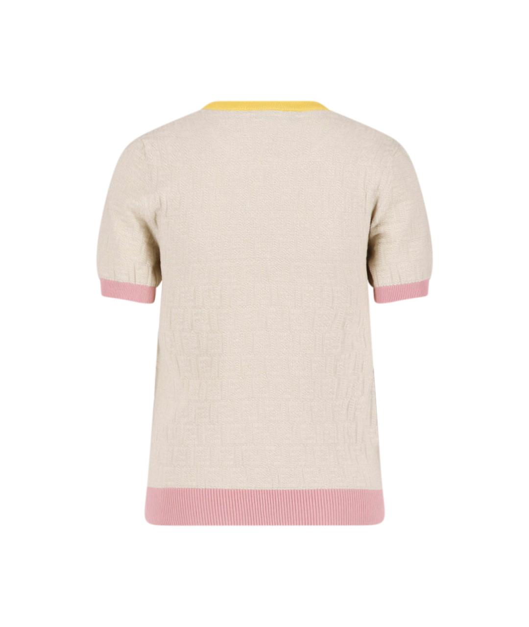 FENDI Мульти хлопковый джемпер / свитер, фото 2