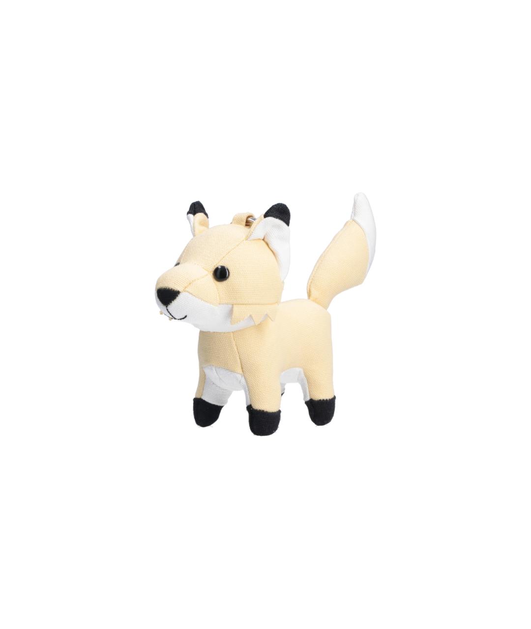 MAISON KITSUNE Бежевый брелок, фото 3