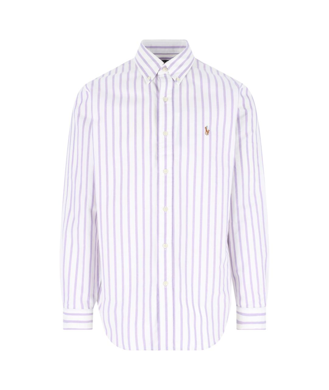 POLO RALPH LAUREN Фиолетовая хлопковая кэжуал рубашка, фото 1