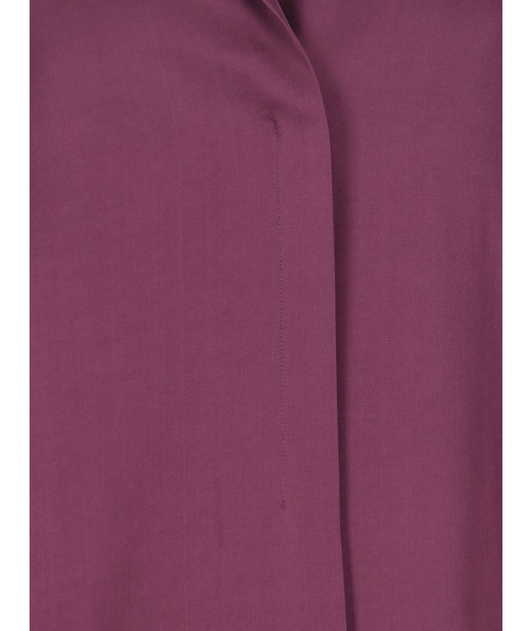 DRIES VAN NOTEN Фиолетовая вискозная рубашка, фото 4