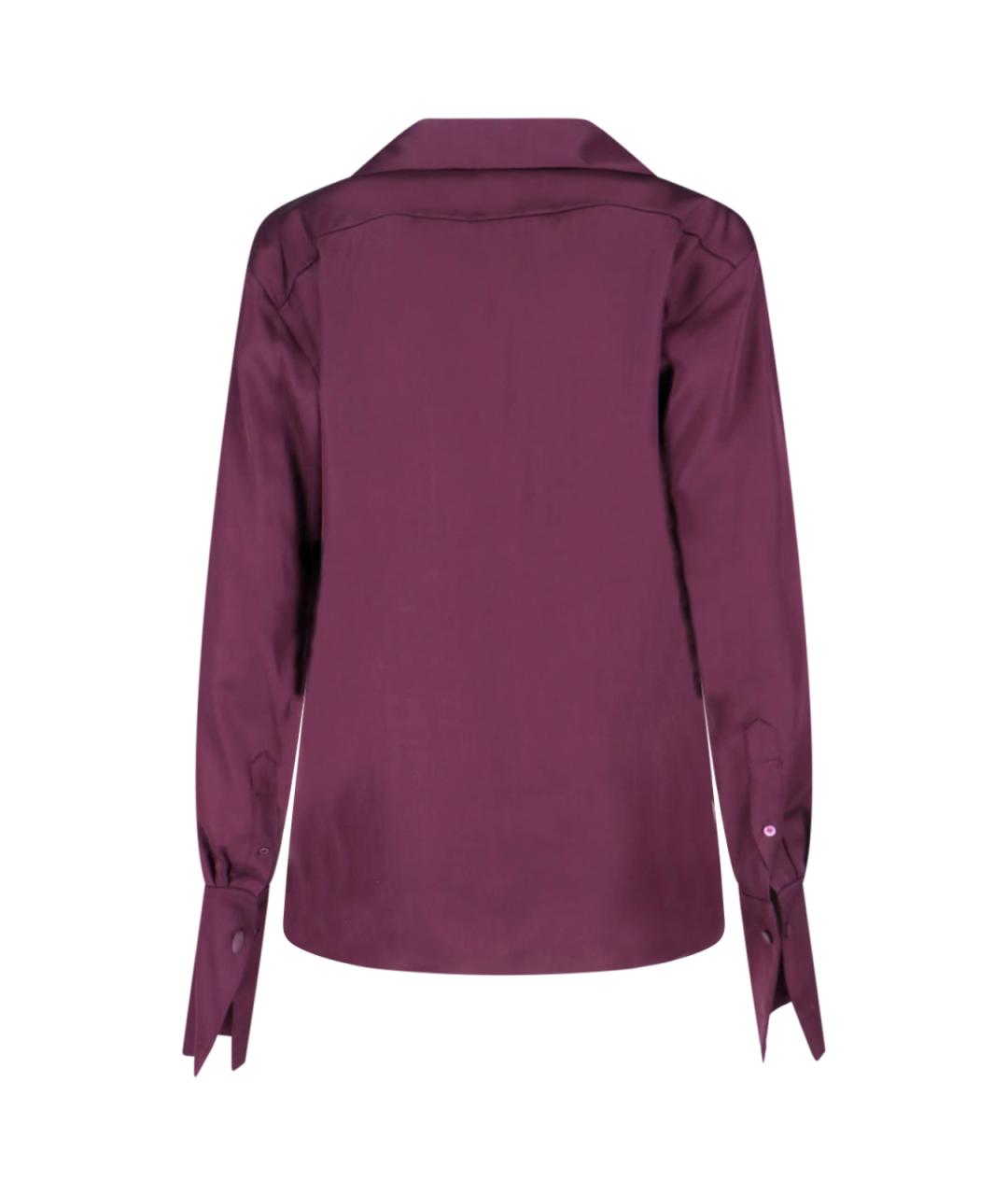 DRIES VAN NOTEN Фиолетовая вискозная рубашка, фото 2