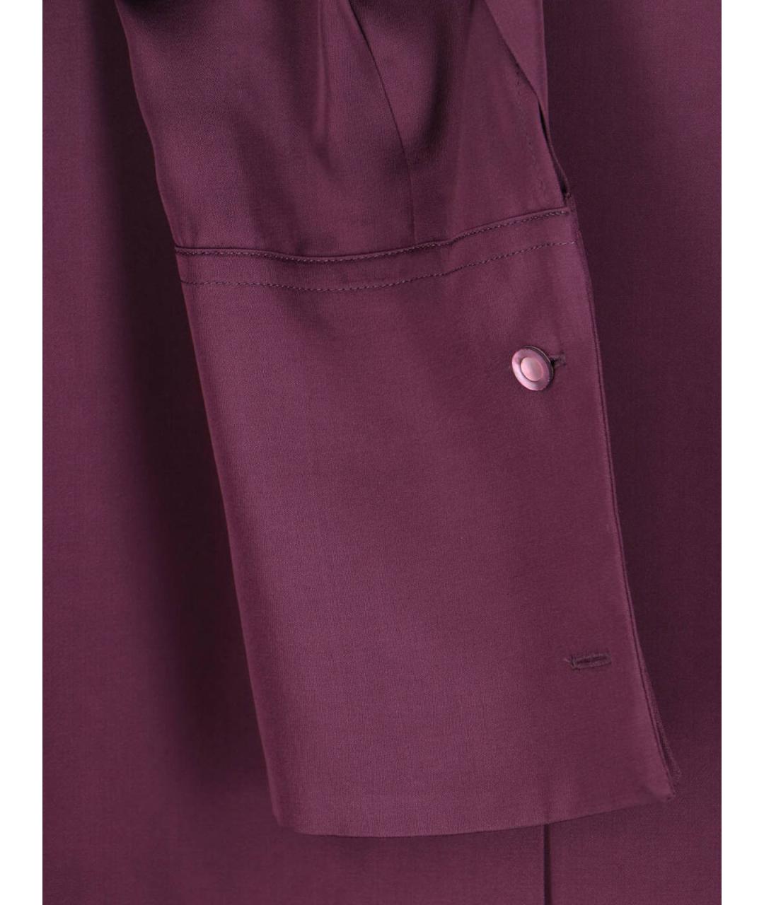 DRIES VAN NOTEN Фиолетовая вискозная рубашка, фото 3