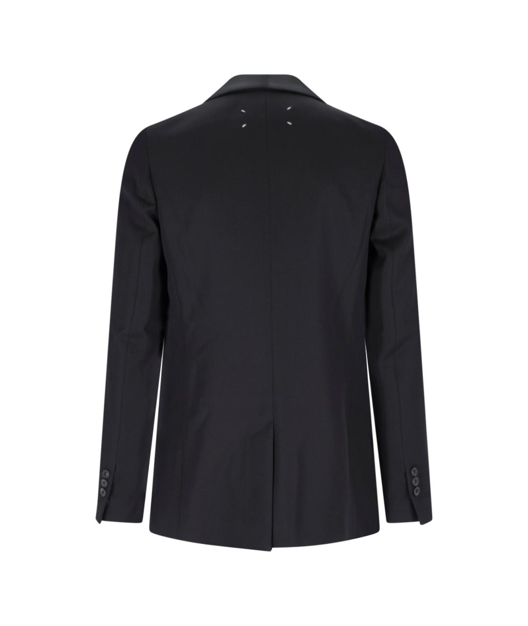 MAISON MARGIELA Черный шерстяной пиджак, фото 2