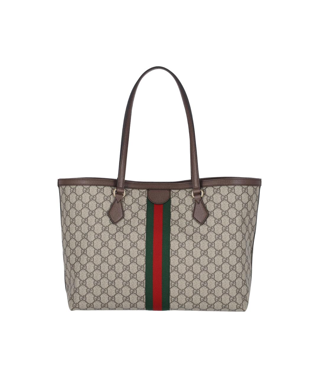 GUCCI Бежевая сумка тоут, фото 3