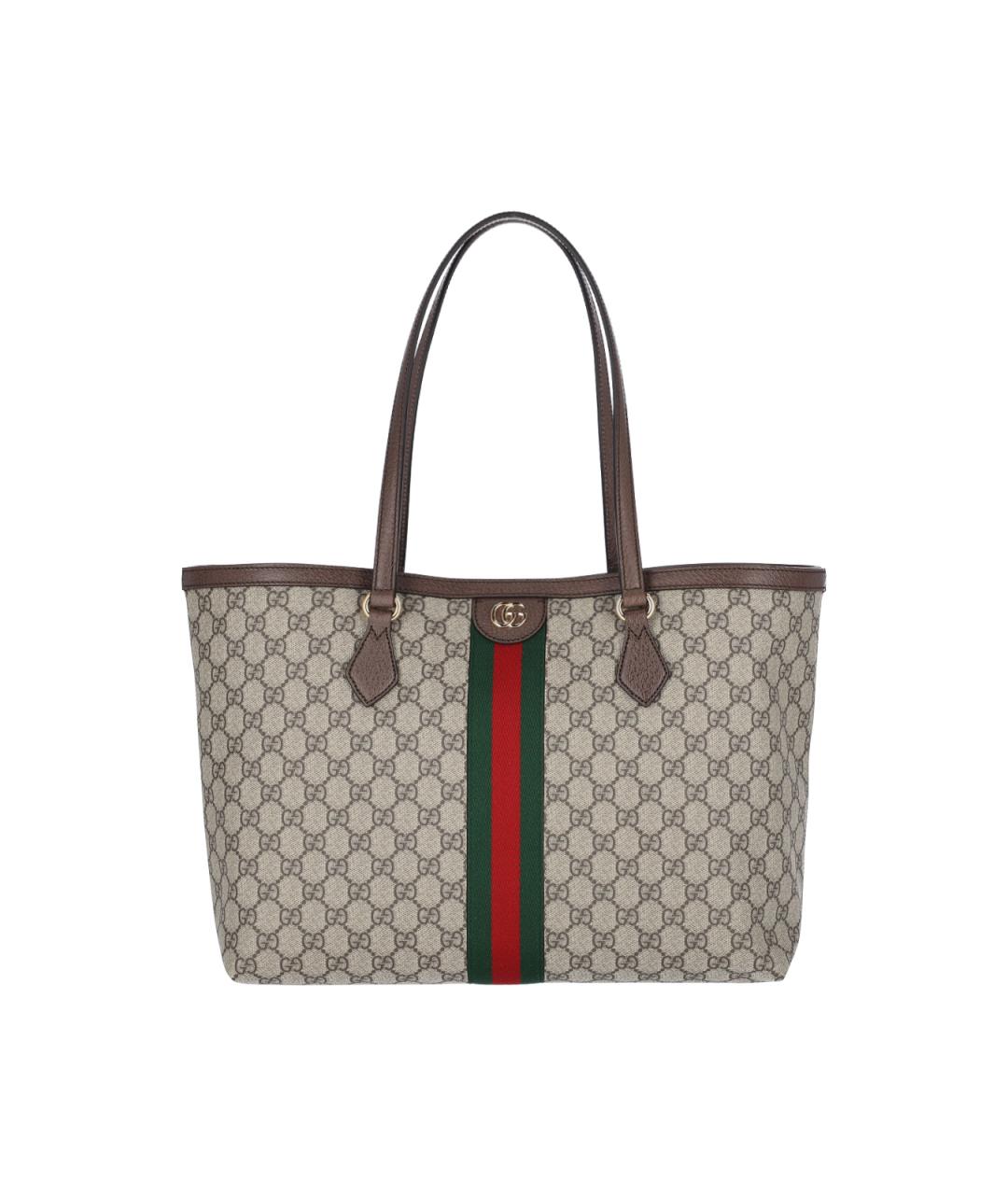 GUCCI Бежевая сумка тоут, фото 1