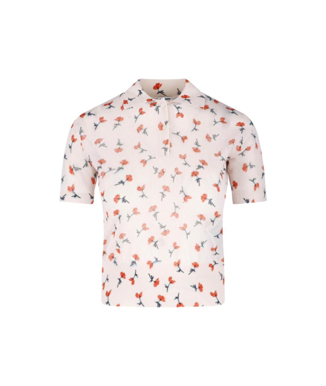 JIL SANDER Розовая хлопковая футболка, фото 1