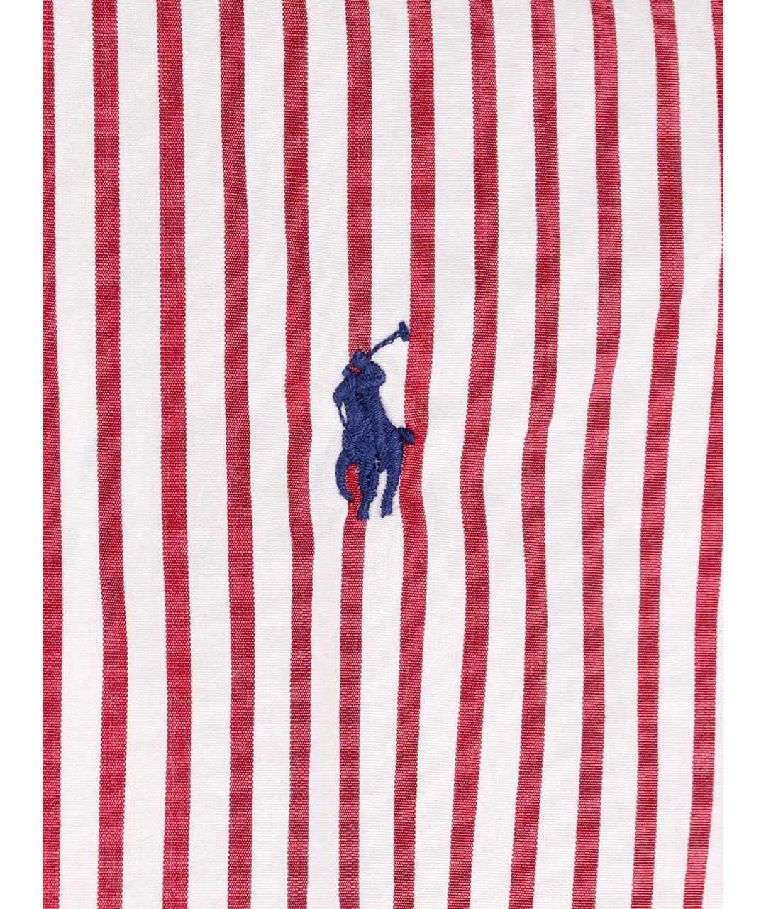 POLO RALPH LAUREN Красная хлопковая кэжуал рубашка, фото 3