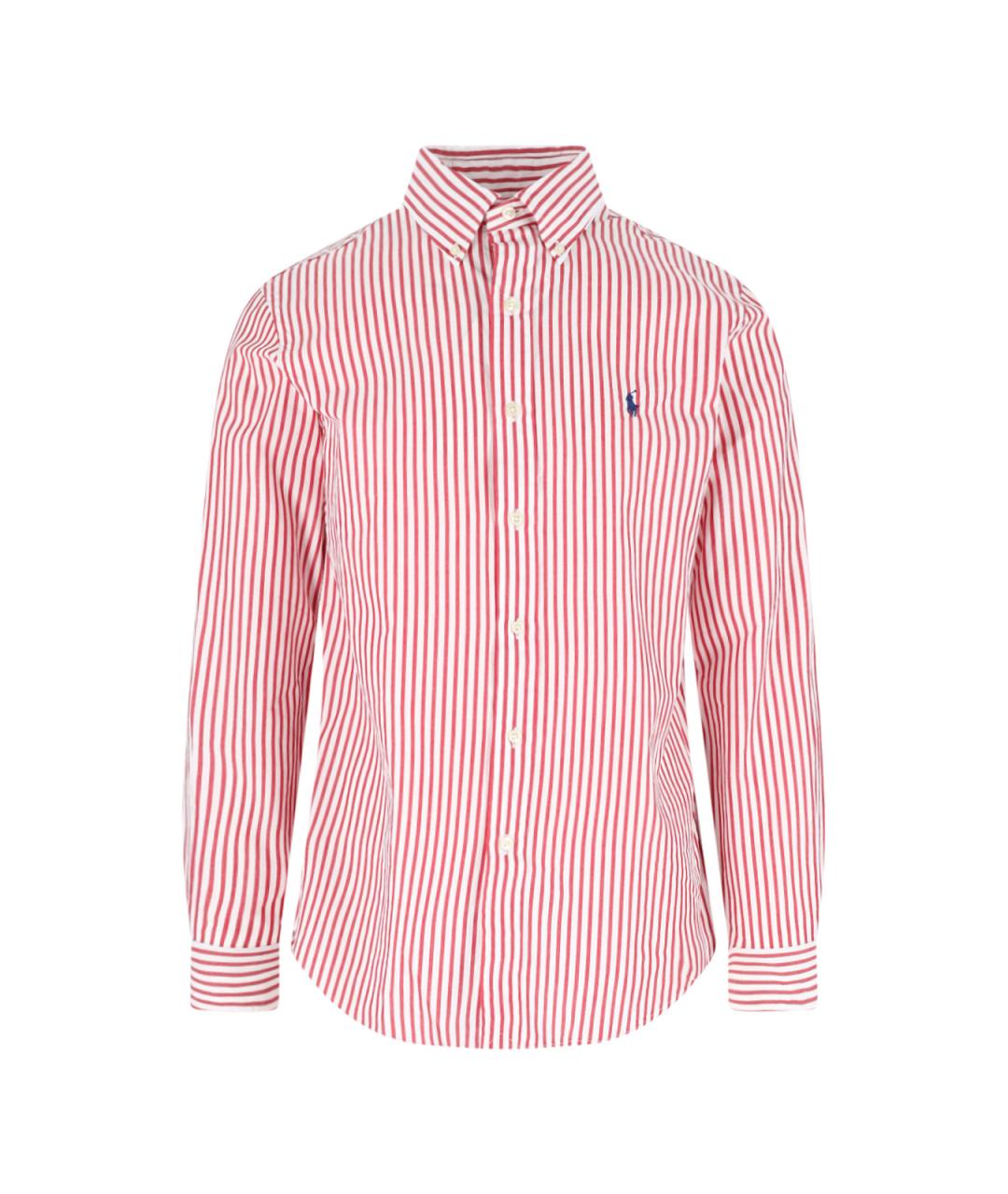 POLO RALPH LAUREN Красная хлопковая кэжуал рубашка, фото 1