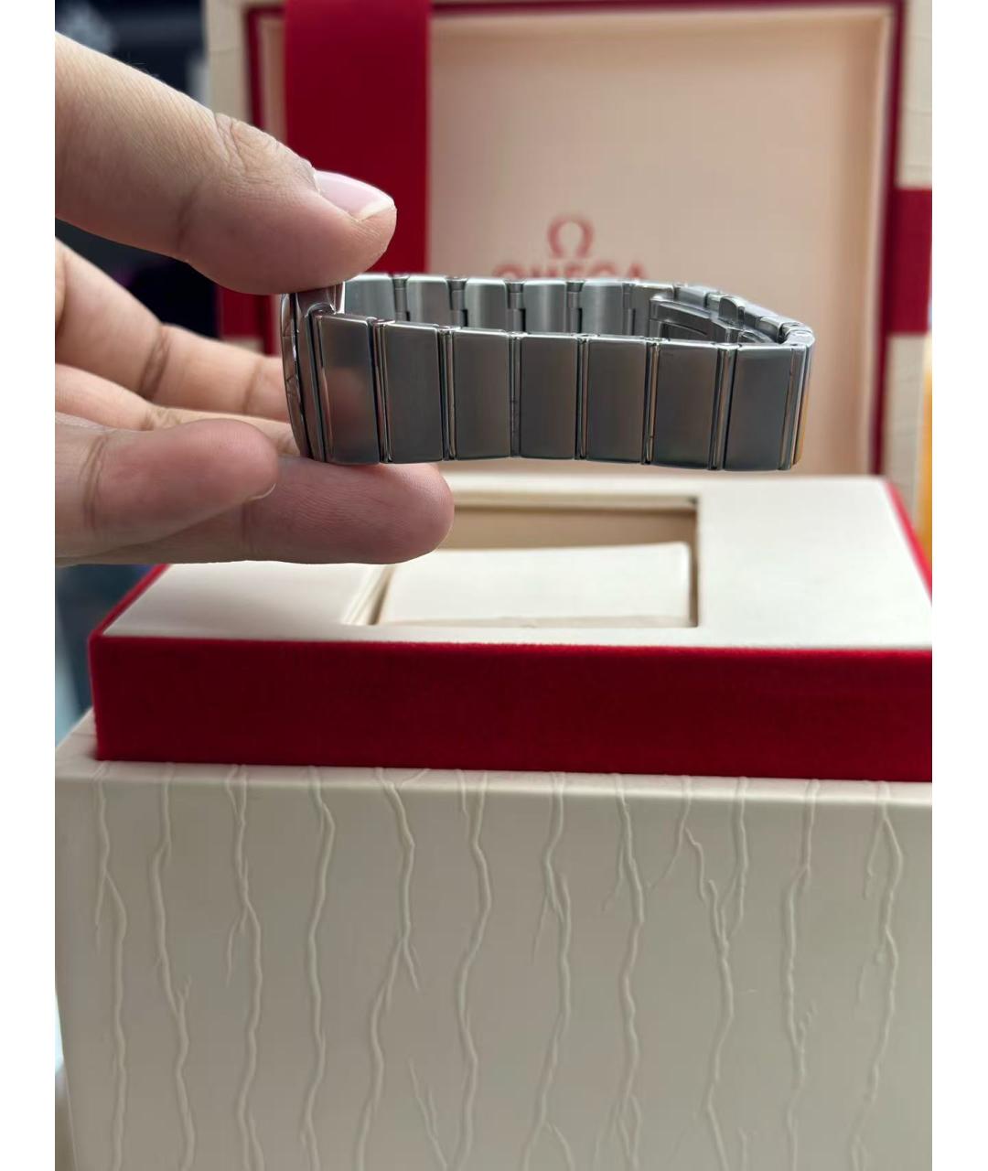 OMEGA Серебряные часы, фото 5