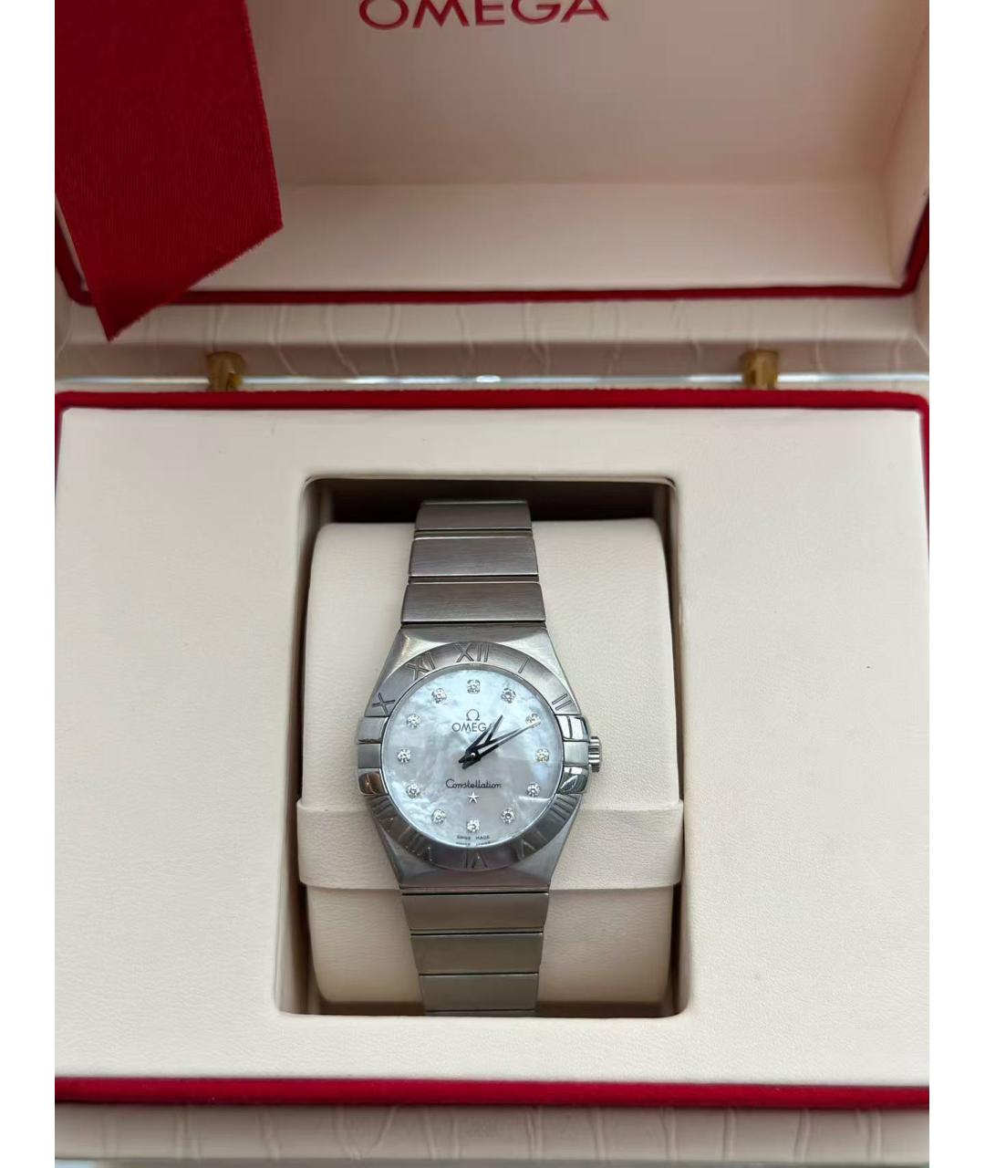 OMEGA Серебряные часы, фото 2