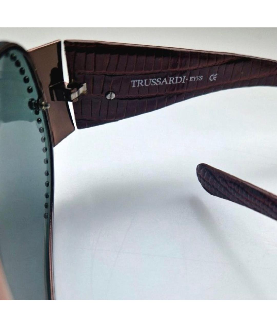 TRUSSARDI Коричневые солнцезащитные очки, фото 3