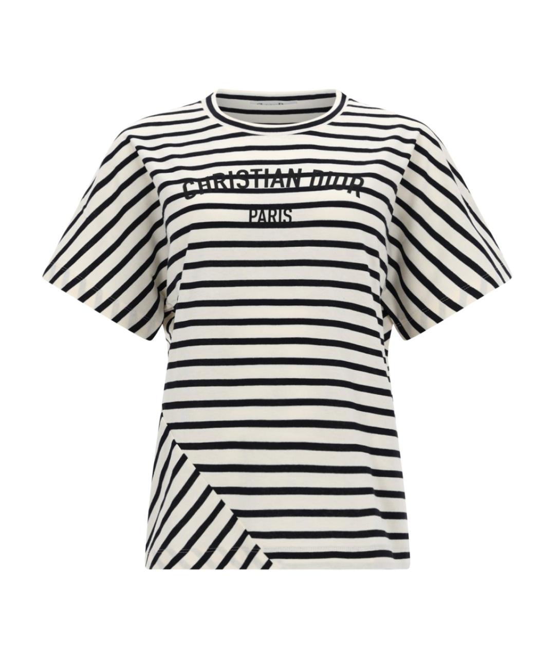 CHRISTIAN DIOR Мульти хлопковая футболка, фото 1