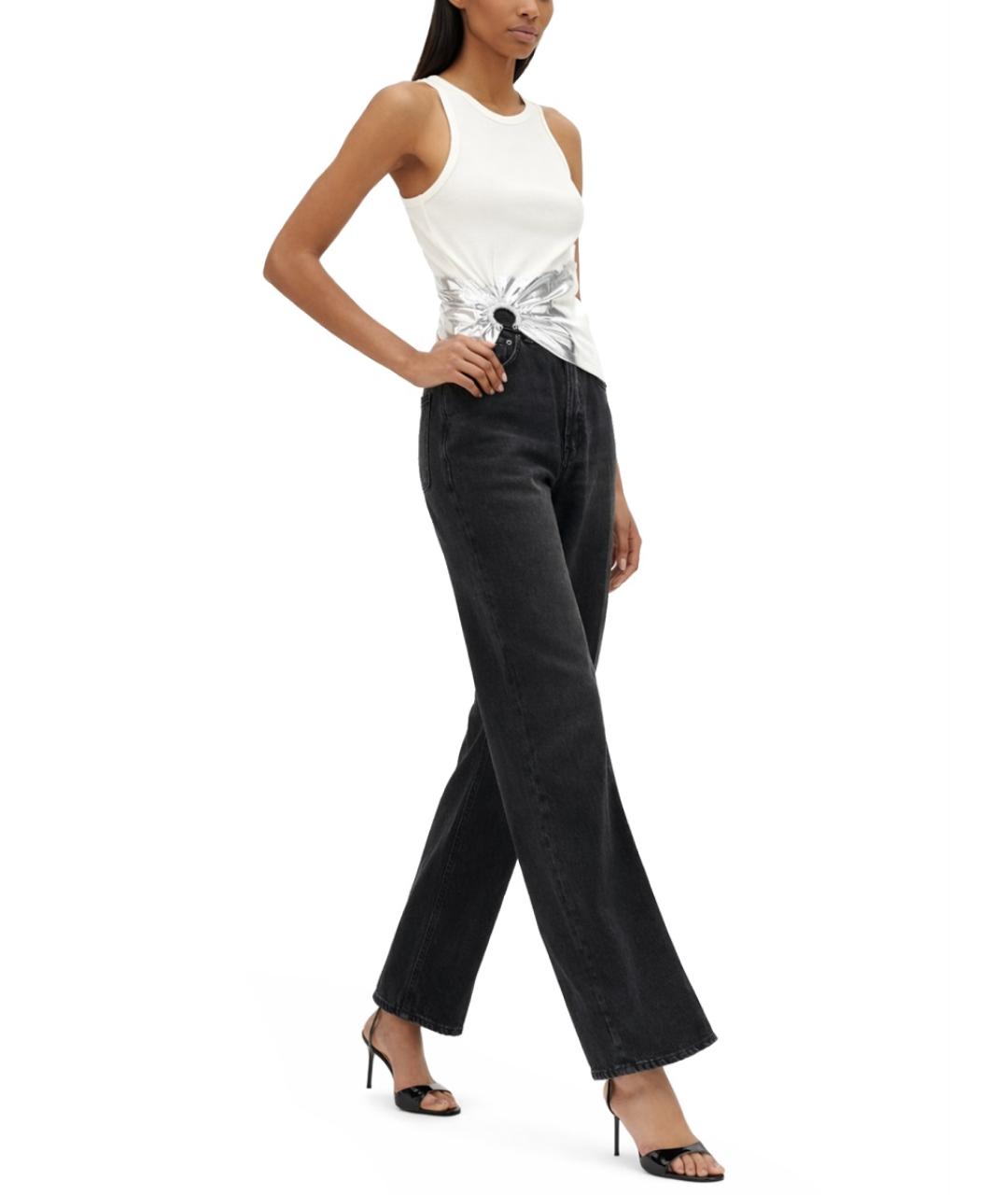 PACO RABANNE Белая хлопковая майка, фото 2