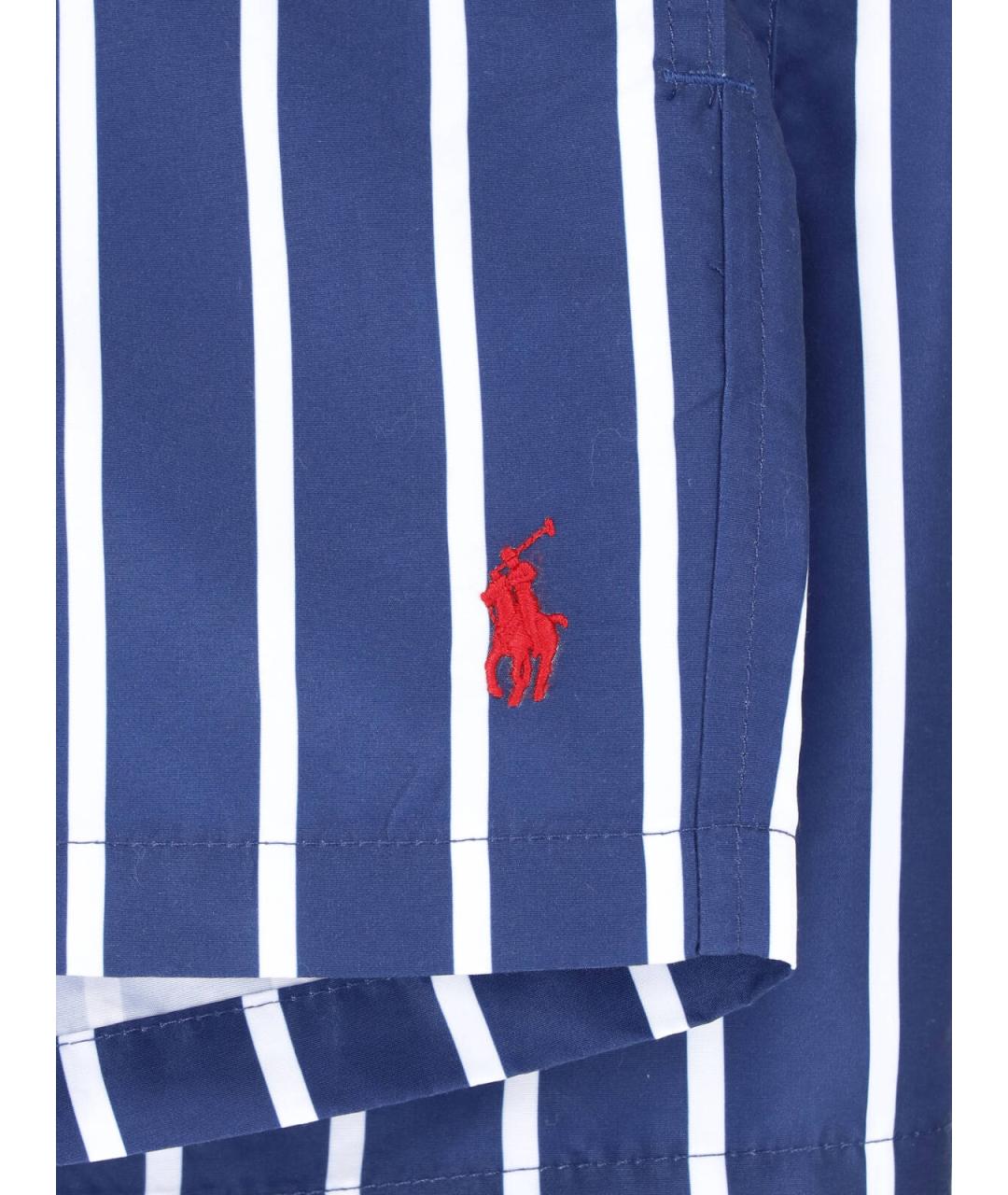 POLO RALPH LAUREN Синие полиэстеровые плавки, фото 3