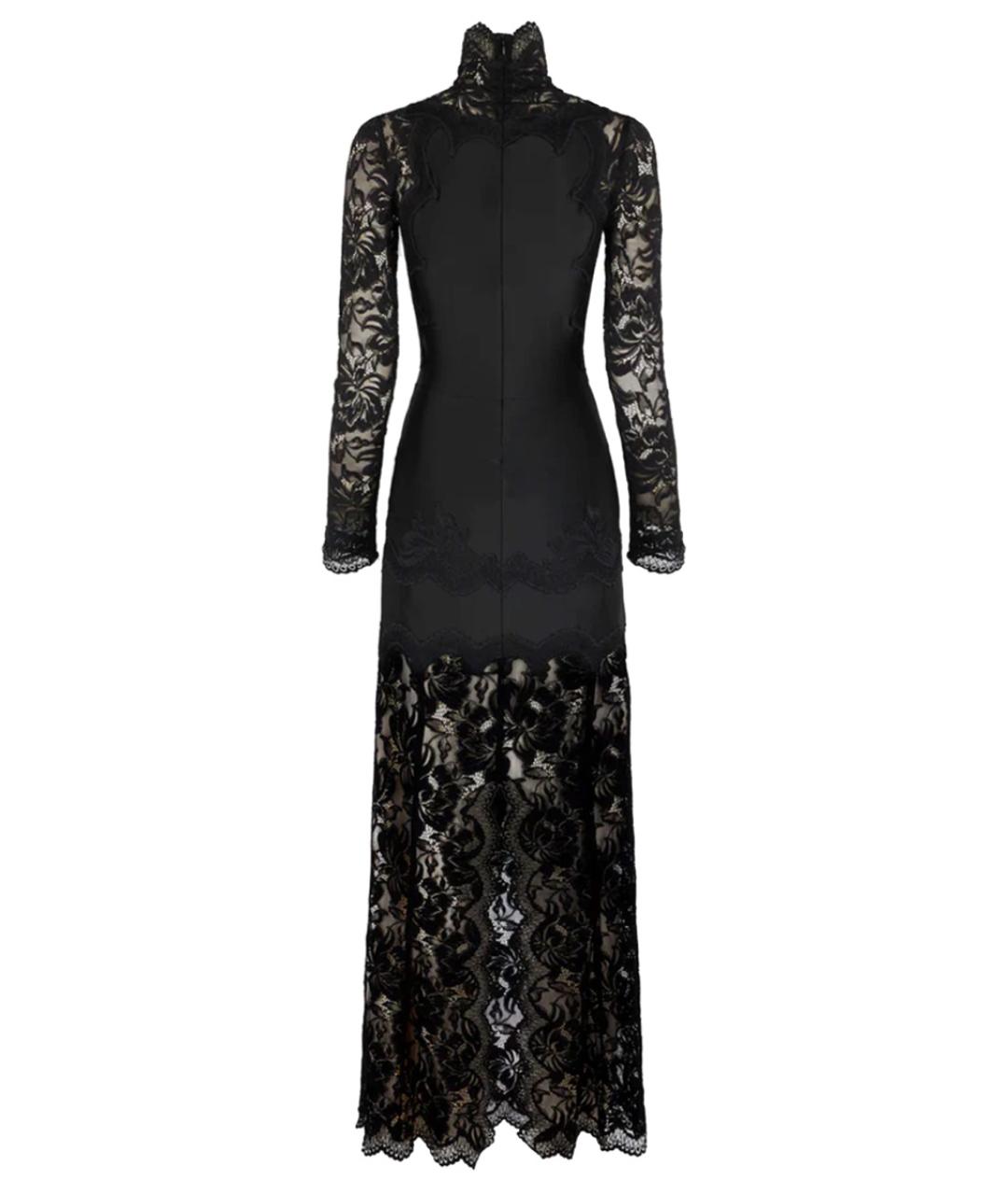 PACO RABANNE Черное полиамидовое коктейльное платье, фото 3