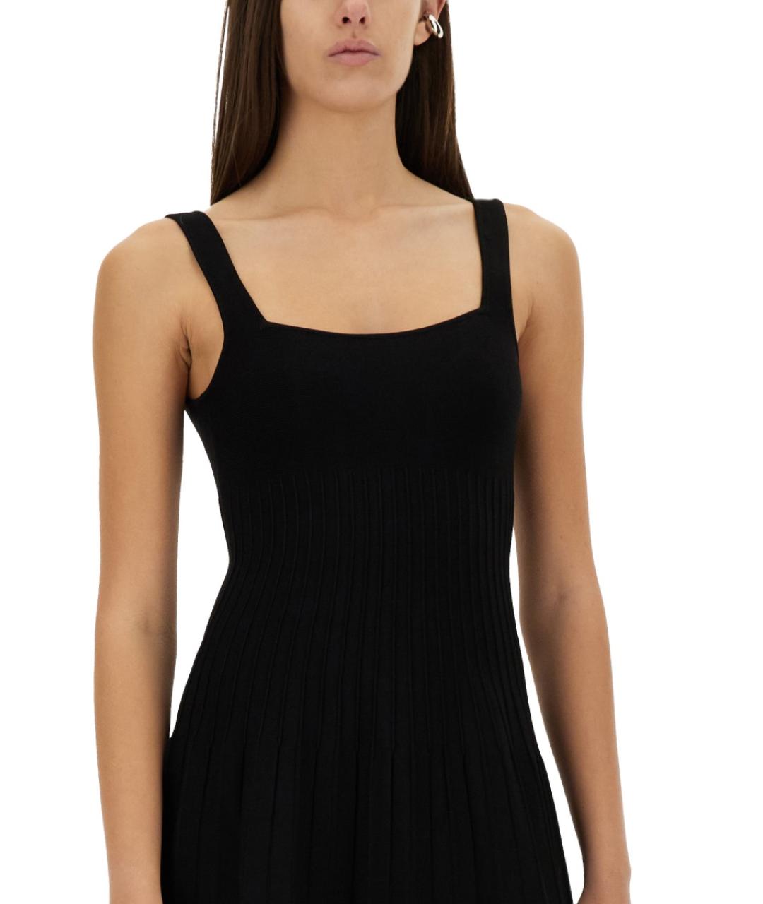 STAUD Черное повседневное платье, фото 3