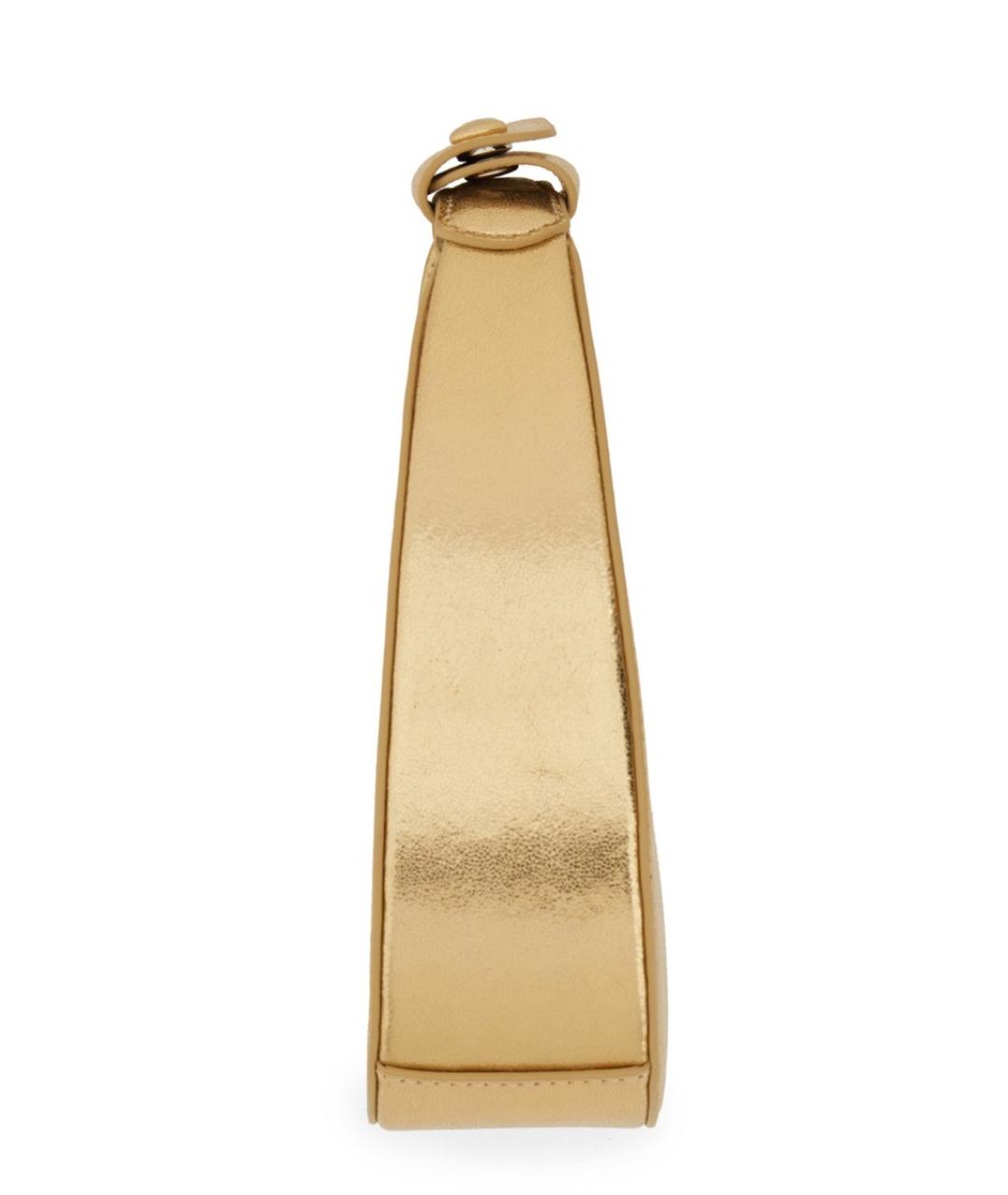 STAUD Золотая сумка с короткими ручками, фото 4