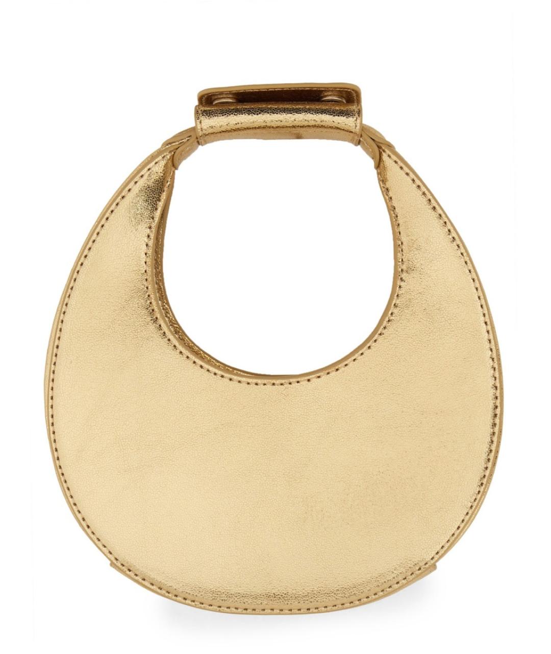 STAUD Золотая сумка с короткими ручками, фото 3