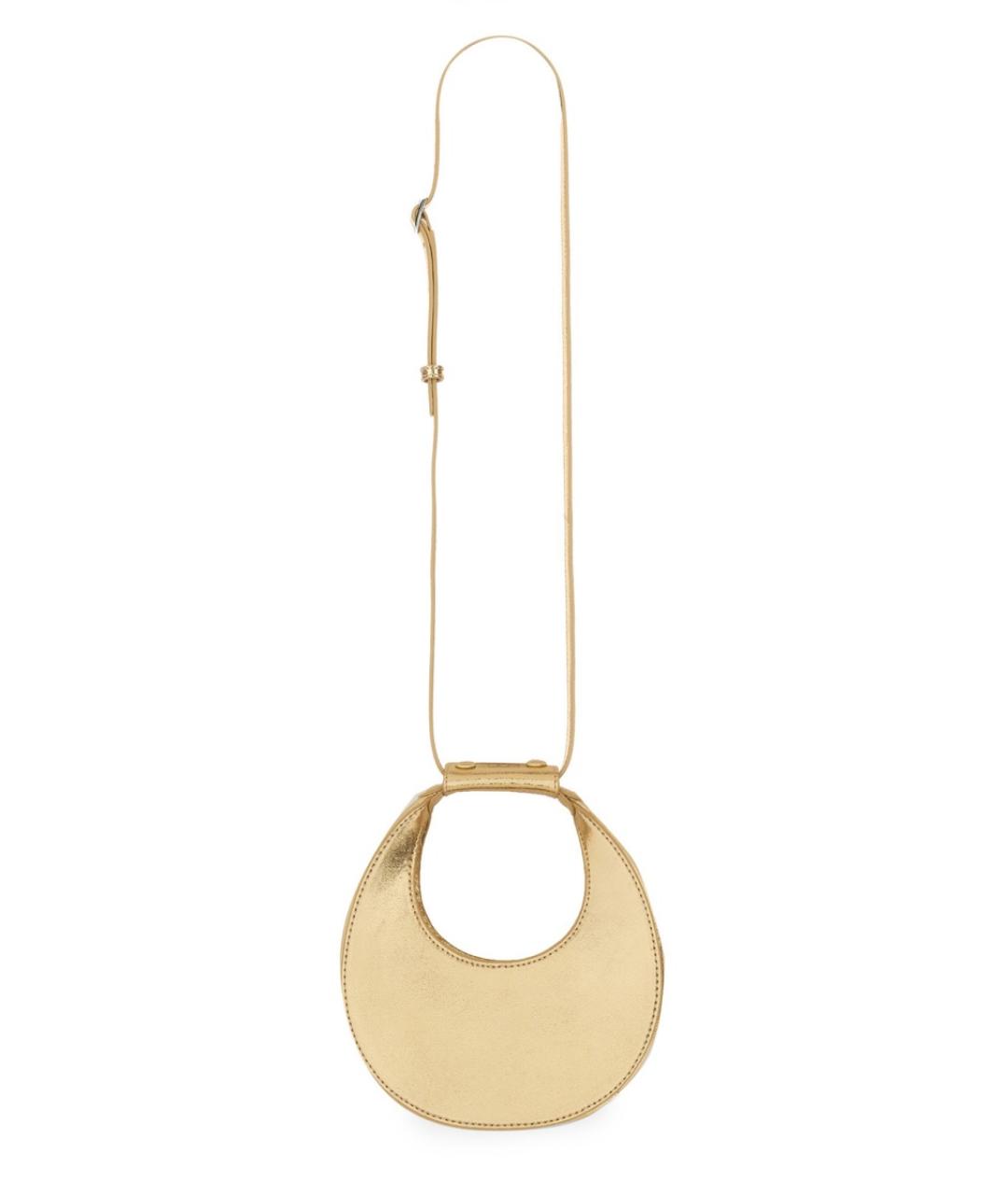 STAUD Золотая сумка с короткими ручками, фото 2