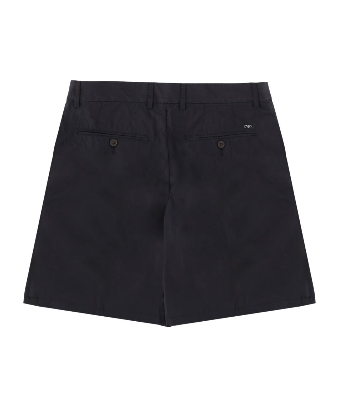 EMPORIO ARMANI Синие хлопковые шорты, фото 3