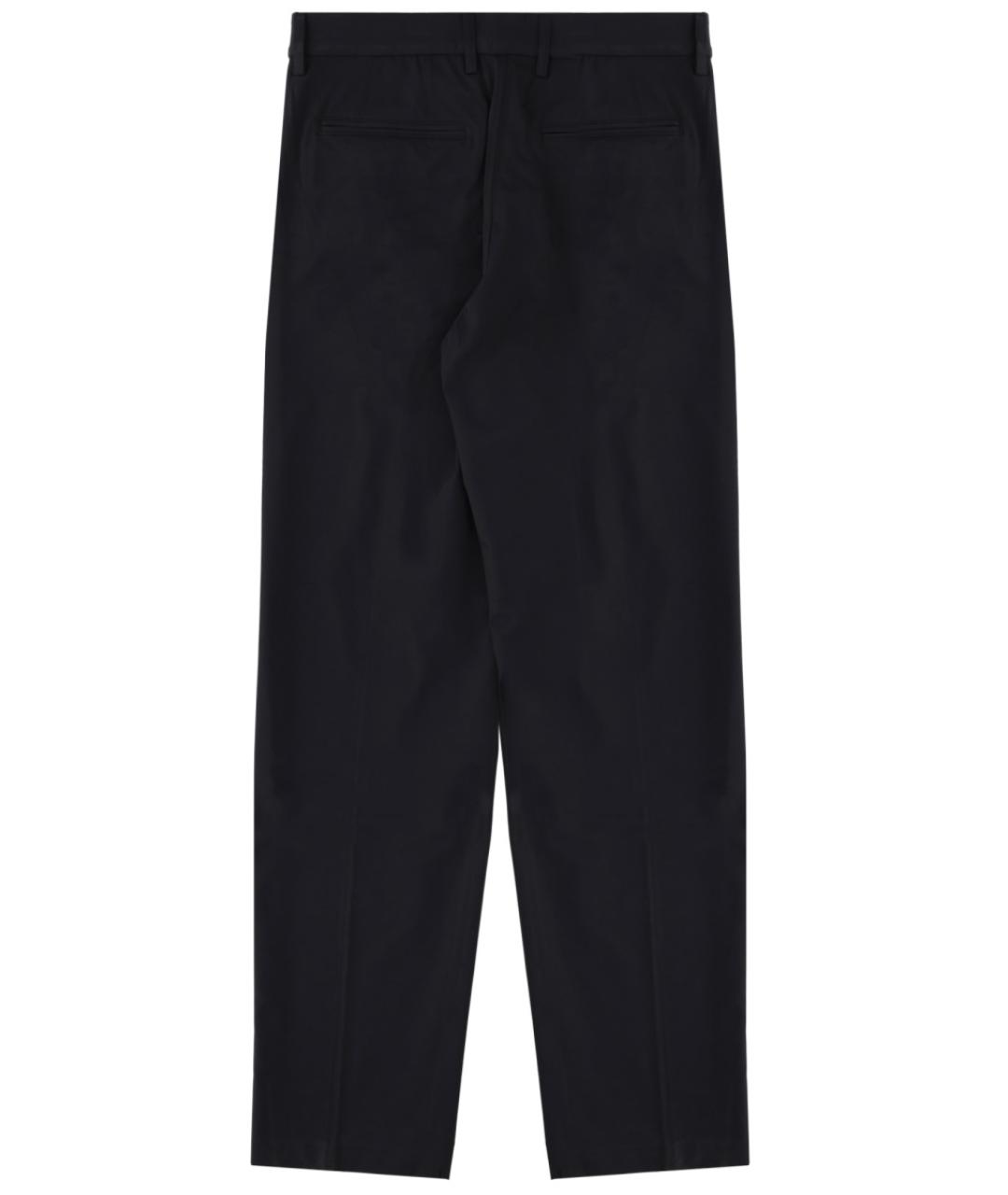 EMPORIO ARMANI Синие полиамидовые повседневные брюки, фото 3