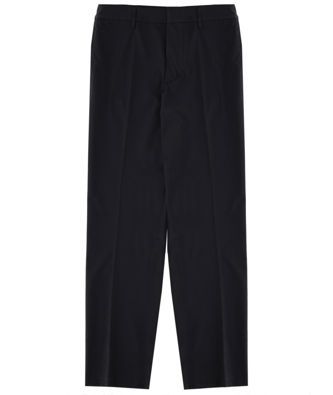 EMPORIO ARMANI Синие полиамидовые повседневные брюки, фото 1