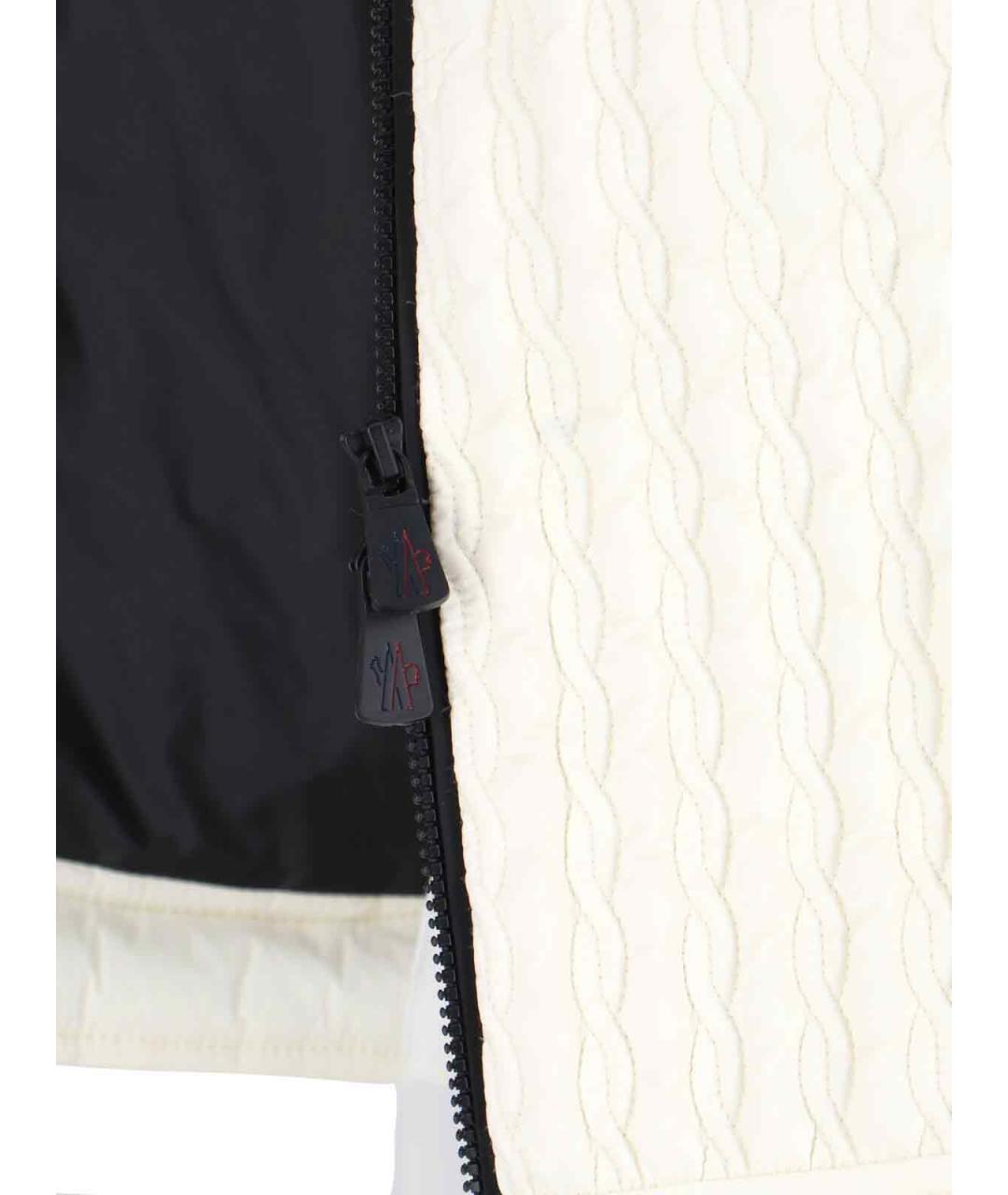 MONCLER GRENOBLE Белая полиэстеровая куртка, фото 5
