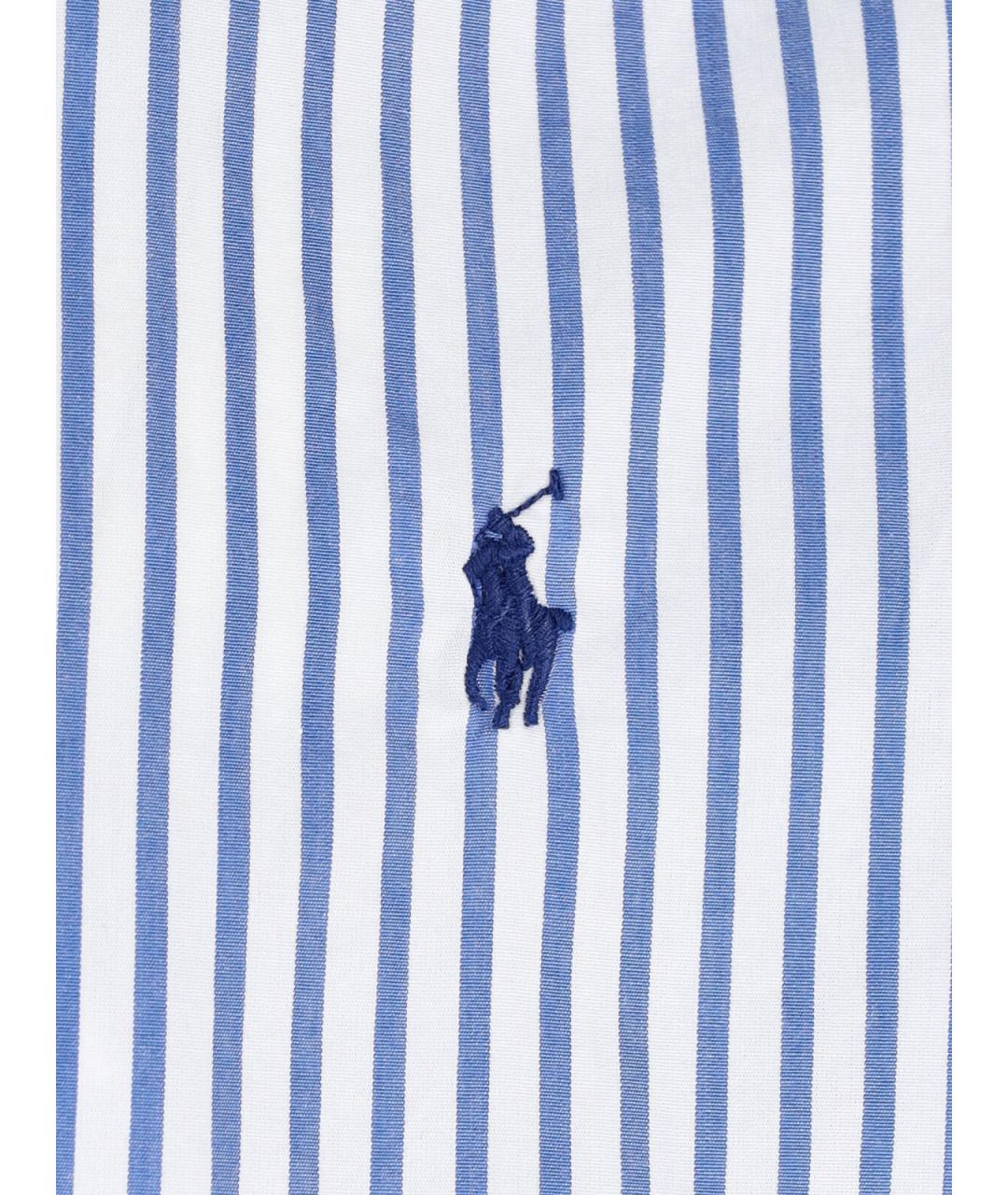 POLO RALPH LAUREN Синяя хлопковая кэжуал рубашка, фото 3