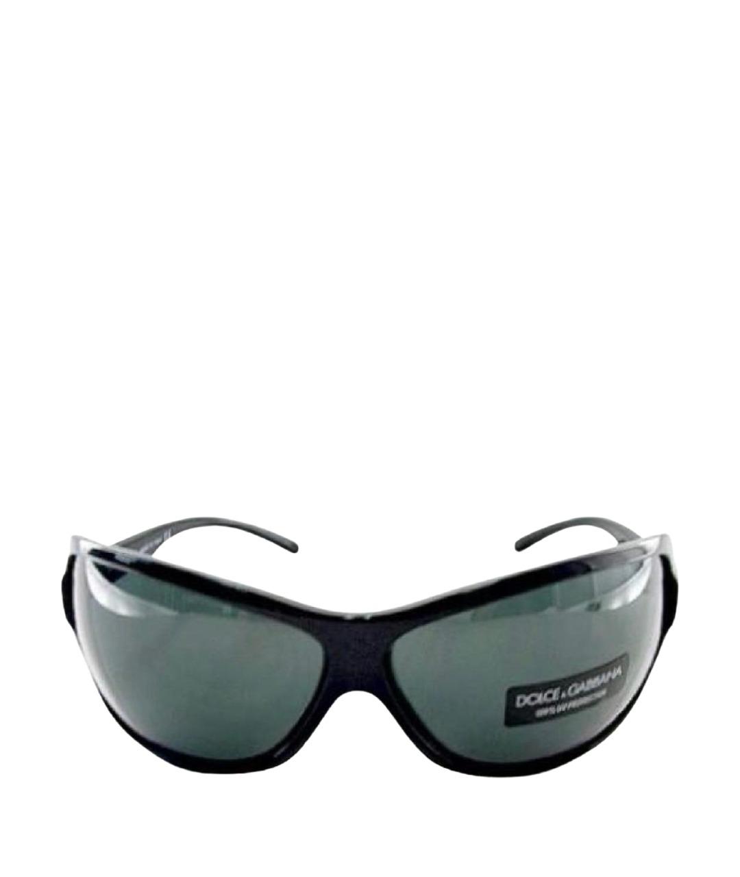 DOLCE&GABBANA Черные пластиковые солнцезащитные очки, фото 1