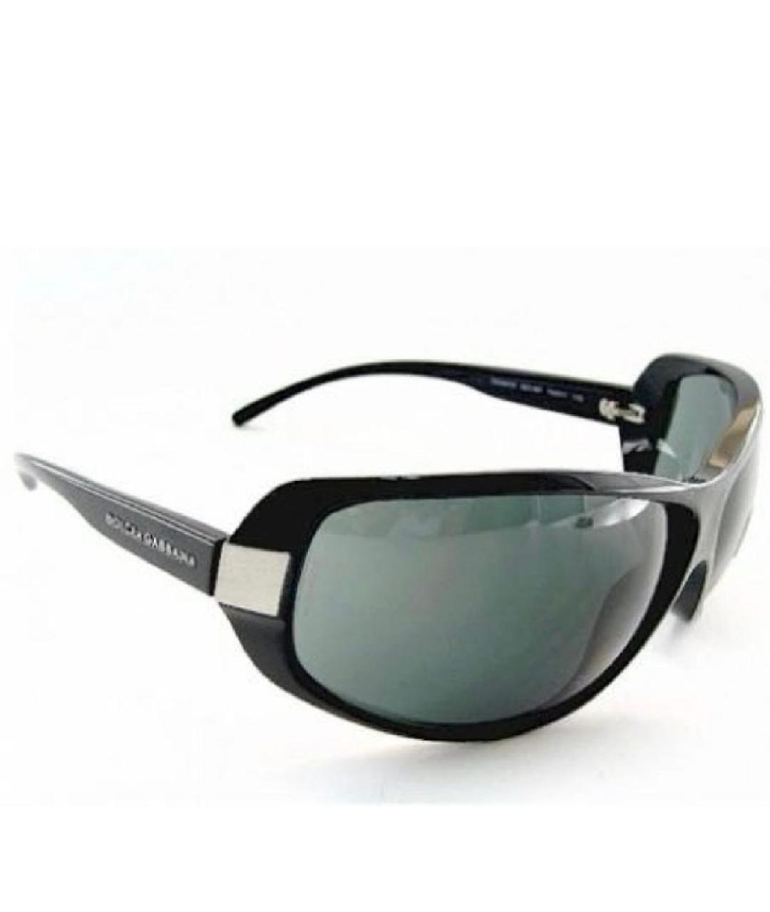 DOLCE&GABBANA Черные пластиковые солнцезащитные очки, фото 3