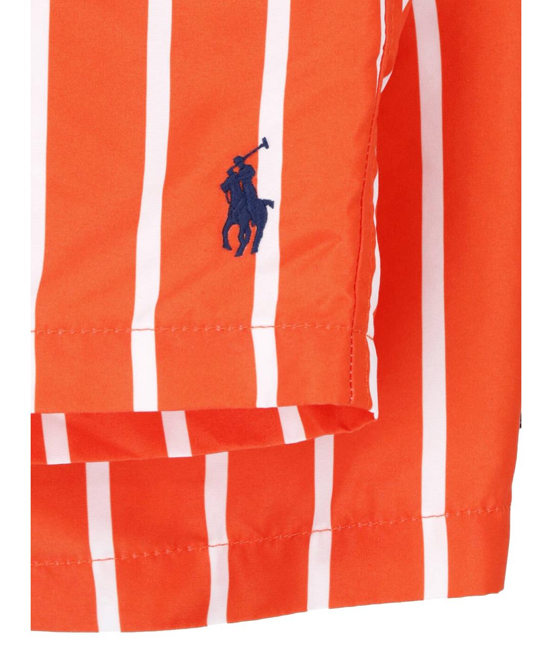 POLO RALPH LAUREN Оранжевое полиэстеровые плавки, фото 3