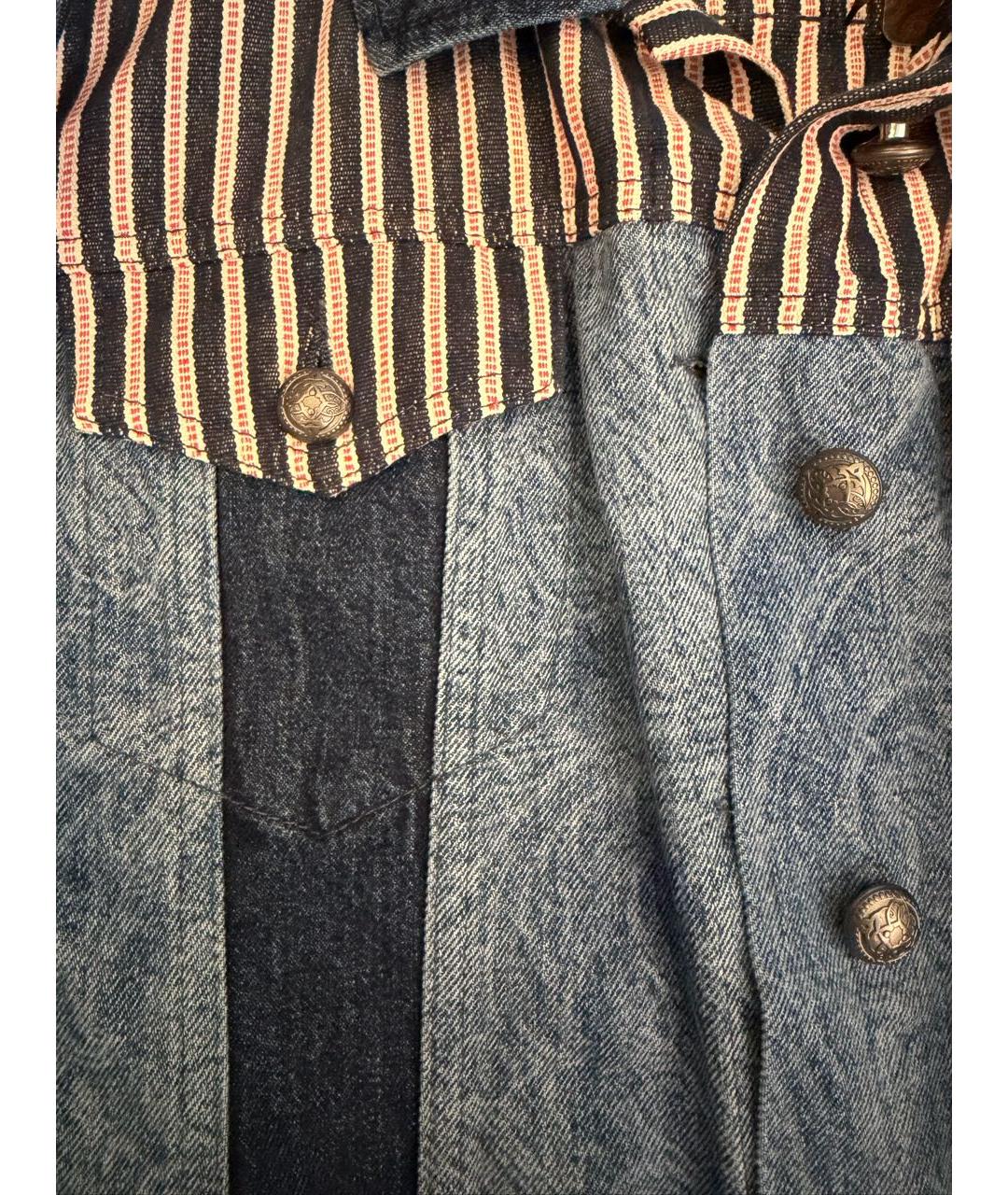 ETRO Синяя деним куртка, фото 4