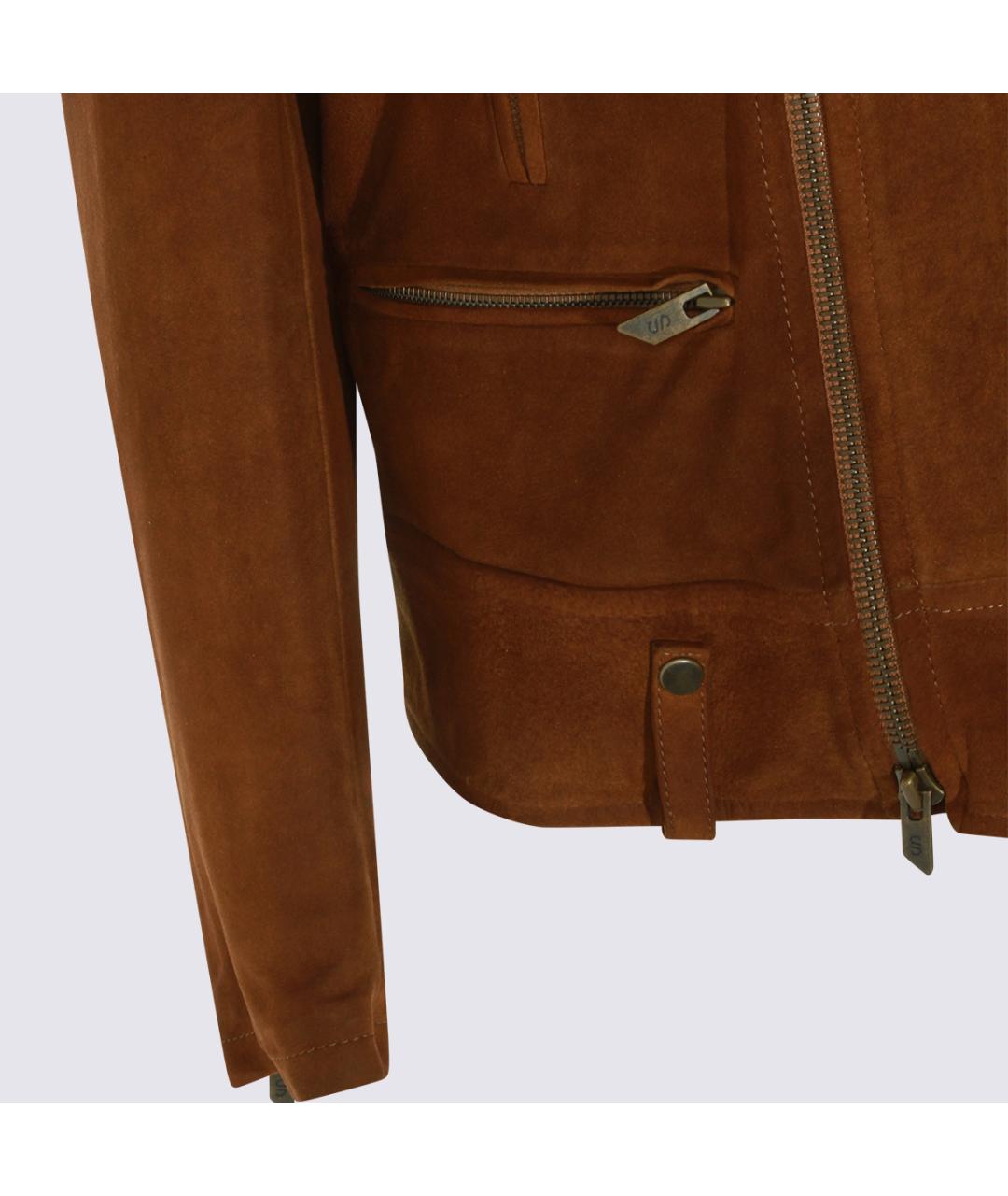 SANTORO Коричневая замшевая куртка, фото 4