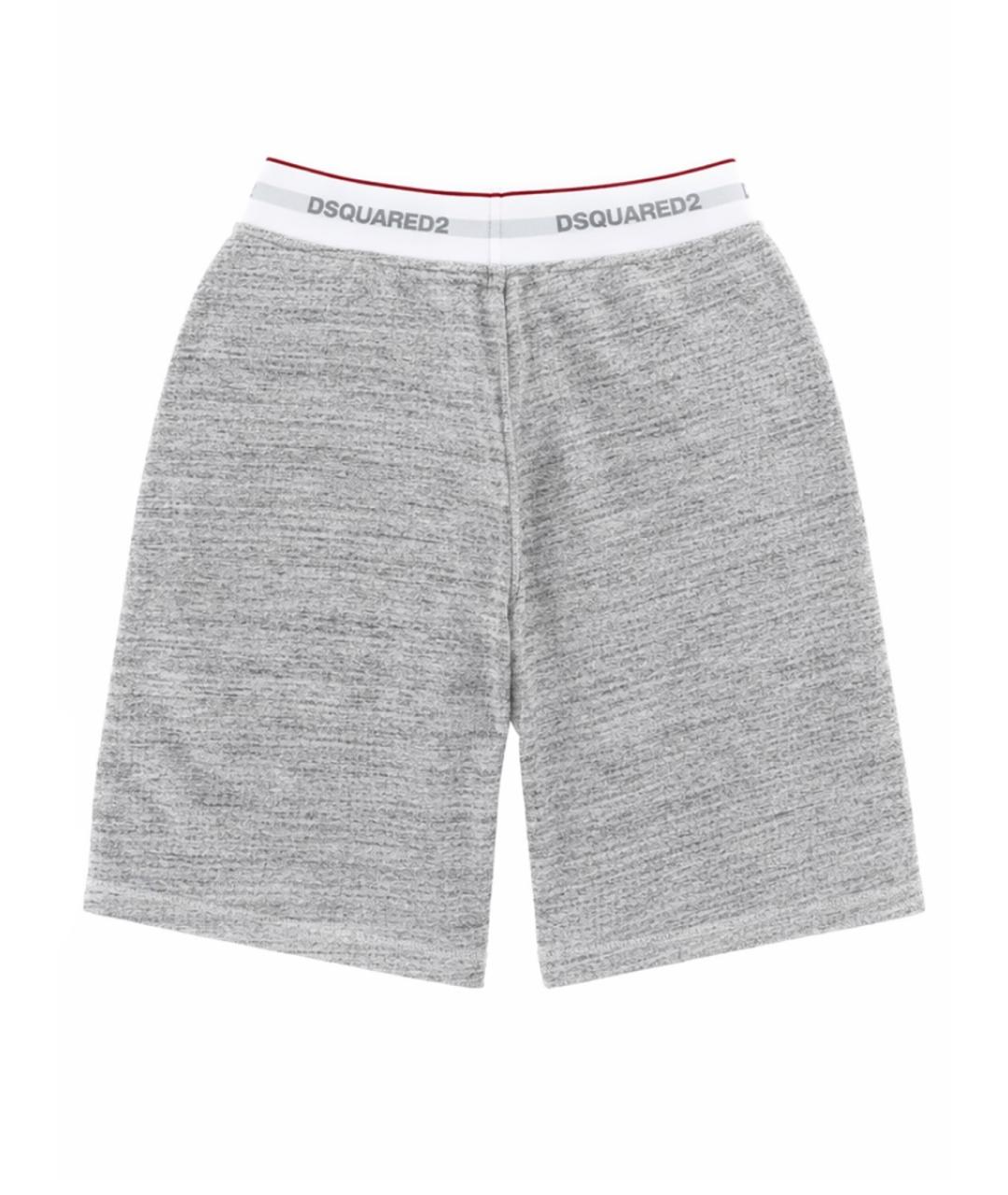 DSQUARED2 Серые хлопковые шорты, фото 2